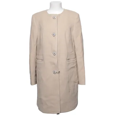 Jas (Beige) van Caro Kasjmier, Polyester, Wol
