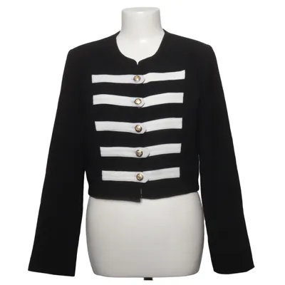 Jacket (Black, White) from Oxygene Elastane, Polyester