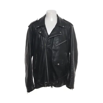Leren jack (Zwart) van Cowhide