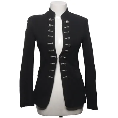 Blazer (Sort) fra Chica London Bomuld, Elastan