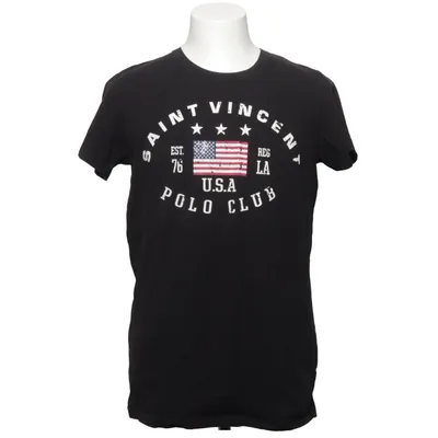 T-shirt (Noir) de Saint Vincent Coton