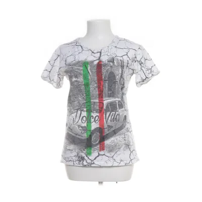 T-shirt (Vit, Flerfärgad) från UK London Bomull