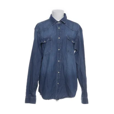 Denim blouse (Blauw) van Crocker Katoen