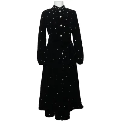 Maxi jurk (Zwart) van Sunfere Katoen, Polyester