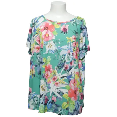 Top (Green, Multicolored) from Atelier GS Elastane, Polyester