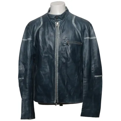Leather jacket (Blue) from David Collection Leather