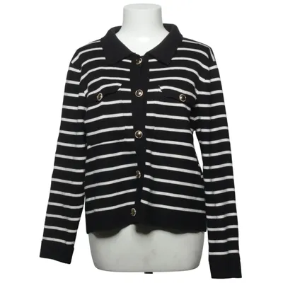 Cardigan (Noir, Blanc) de Miss Charm Coton, Polyamide, Polyester, Viscose, Laine