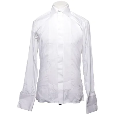 Chemise de smoking (Blanc) de Laandling Coton, Polyester