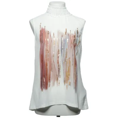 Top (Wit, Meerkleurig) van Zara Collection Elastaan, Polyester