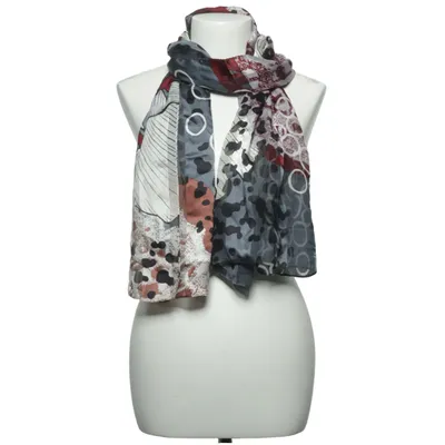 Shawl (Gray, Red, White) from Marja Kurki Silk