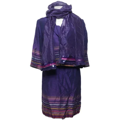 Set (Purple, Multicolored) from Alain Manoukian Acetate, Viscose