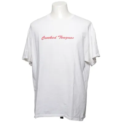 T-shirt (Blanc) de Crooked Tongues Coton