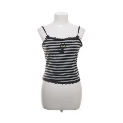 Débardeur (Noir, Gris) de Romwe Coton, Élasthane
