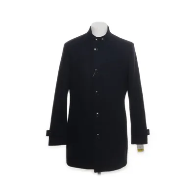 Coat (Blue) from Gianni Feraud Polyester, Wool
