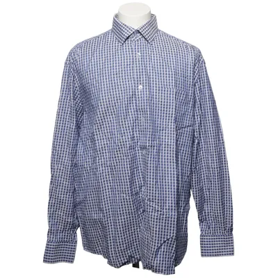 Shirt (Blauw, Wit) van Finest Shirtmaker Katoen