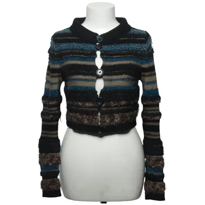 Cardigan (Zwart, Blauw, Beige) van Dagmar Acryl, Merinowol, Polyamide, Viscose