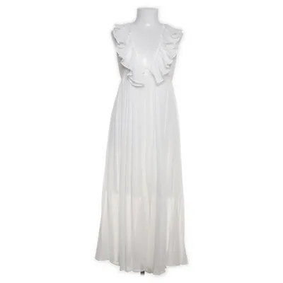 Långklänning (Vit) från Golden Days Polyester