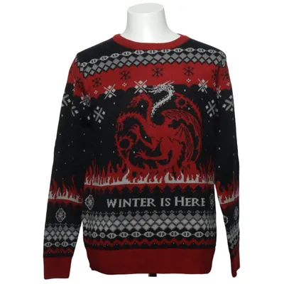 Julesweater (Sort, Rød, Grå) fra Game of Thrones Akryl