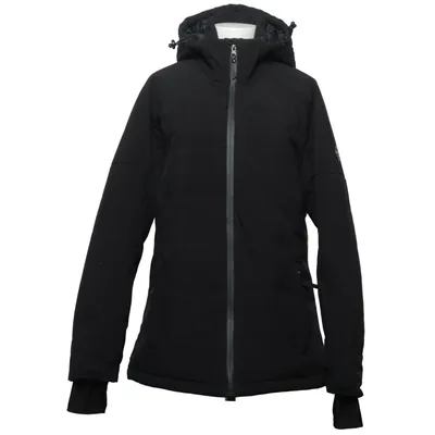 Winterjas (Zwart) van Cross Sportswear Elastaan, Polyester