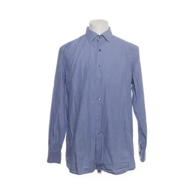 Skjorta (Blå, Vit) från Dressmann Bomull