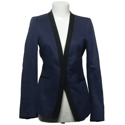 Blazer (Blue) from Zara Basic Cotton, Lyocell, Polyester