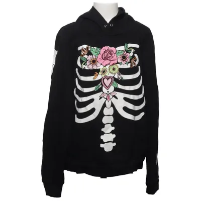 Sweat à capuche (Noir) de H&M Kids Coton, Polyester, Viscose