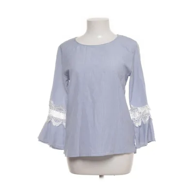 Blus (Blå, Vit) från Cavori Bomull, Polyester