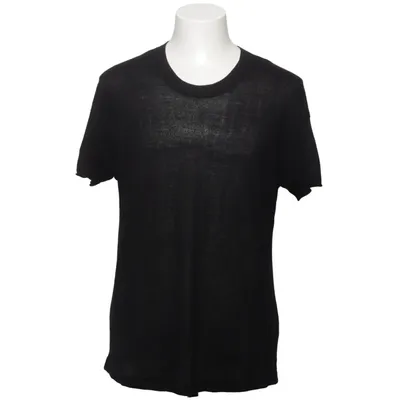 T-shirt (Zwart) van Filippa K Acryl, Zijde, Viscose, Wol