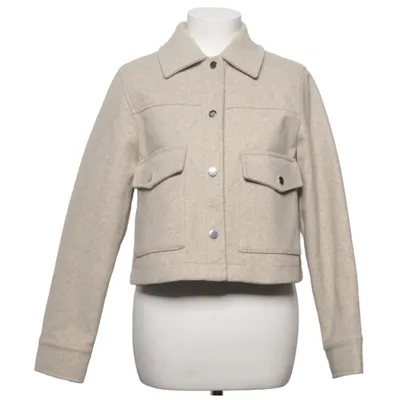 Skjortejakke (Beige) fra Zara Polyester