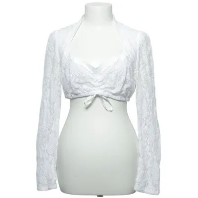 Dirndl blouse (White) from Marjo Polyamide