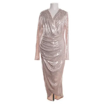 Aftonklänning (Beige, Silverfärgad) från Bodyflirt Boutique Polyamid, Elastan