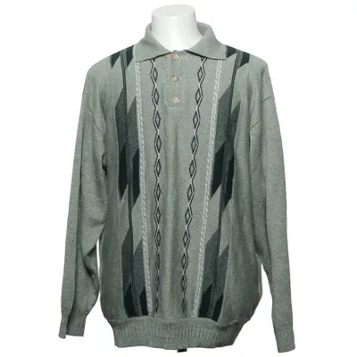 Sweater (Gray, Multicolored) from Newtex Acrylic