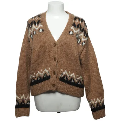 Cardigan (Brun, Sort, Hvid) fra Zara Akryl, Alpacauld, Polyester
