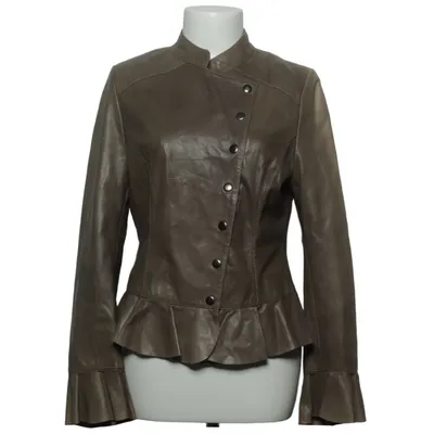 Veste en cuir (Marron) de Onstage