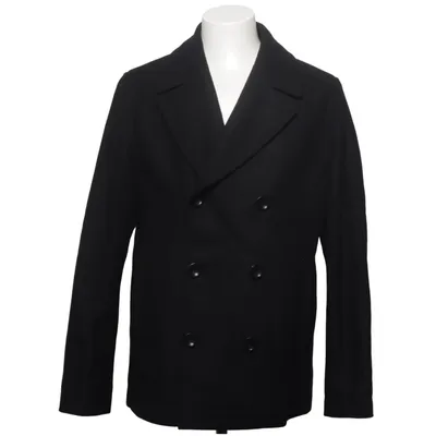 Pea coat (Black) from Filippa K Man Acetate, Polyamide, Viscose, Wool