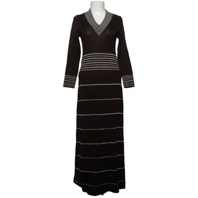 Robe longue (Marron) de Wahls Acrylique, Fibre métallique