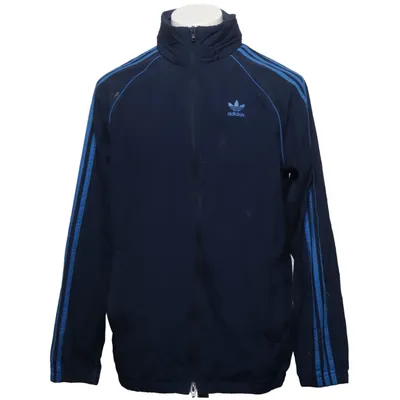 Træningsjakke (Blå) fra Adidas Originals Polyamid, Genanvendt polyester
