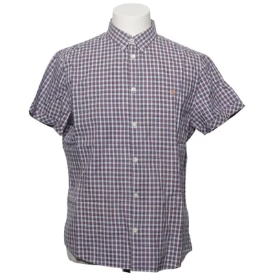 Short sleeve shirt (Blue, White, Pink) from Farah Cotton