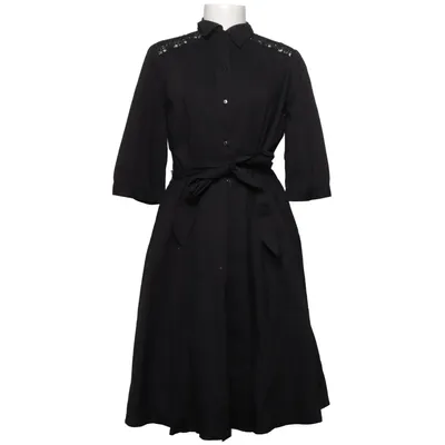 Shirt dress (Black) from Bonprix Cotton, Polyamide