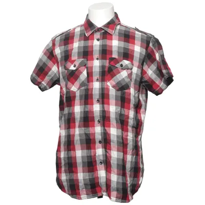 Short sleeve shirt (Red, Black, Gray, White) from Identity Cotton