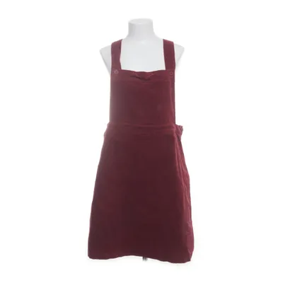 Robe salopette (Rouge) de Louche Coton, Élasthane