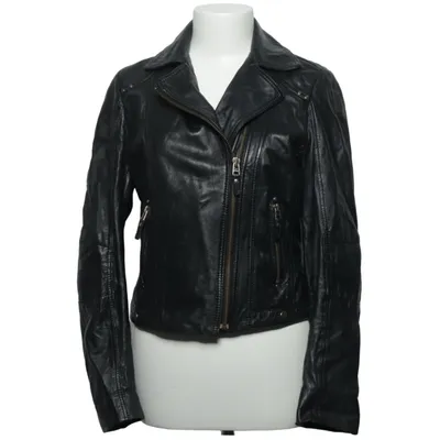 Bikerjack (Zwart) van Saki Collection Leer, Polyester