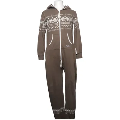 Jumpsuit (Bruin, Wit) van OnePiece Katoen, Polyester