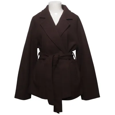Manteau (Marron) de Gina Tricot Polyester, Laine