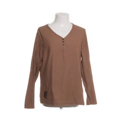 Henley shirt (Bruin) van Engelbert Strauss Katoen, Polyester