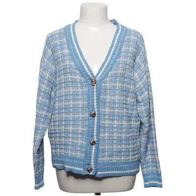 Cardigan (Blue, White) from Savida Cotton, Polyester