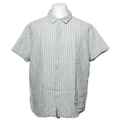 Korte mouwen shirt (Blauw, Beige) van Watson's Katoen, Linnen
