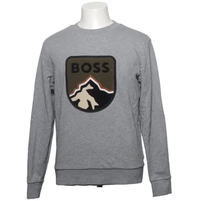 Collegetröja (Grå, Flerfärgad) från Hugo Boss Bomull, Elastan