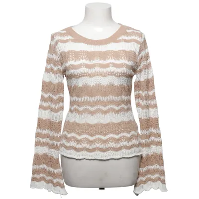 Sweater (Beige, White) from Atelier Evène Polyester, Wool