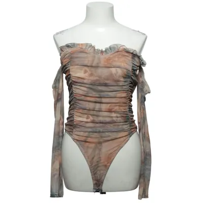 Body (Brun, Grå, Flerfarvet) fra PrettyLittleThing Elastan, Polyester